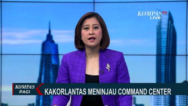 Kakorlantas Cek Kesiapan Command Center Demi Kelancaran Arus Mudik Lebaran
