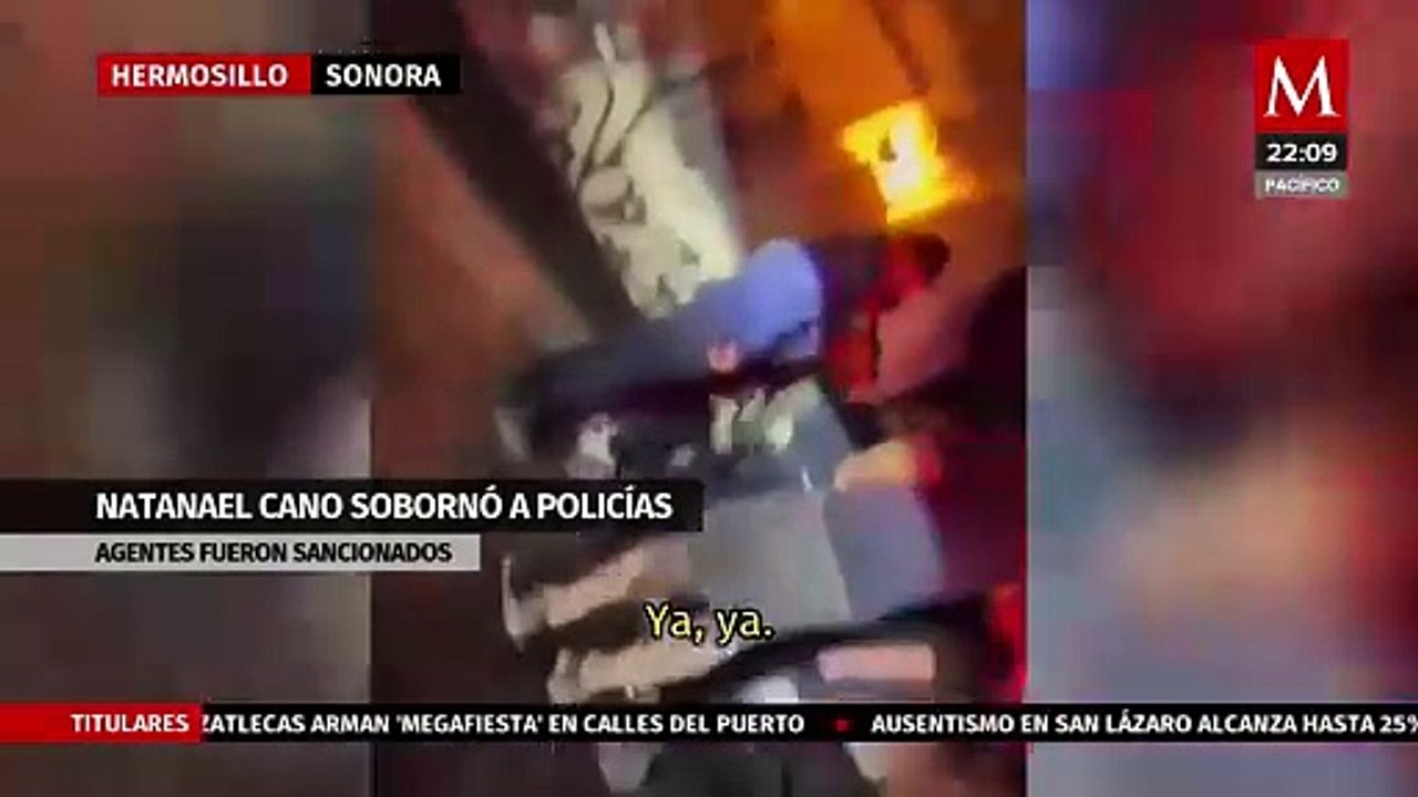 Natanael Cano soborna a policías de Hermosillo; los separan su cargo