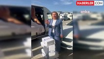 CHP Milletvekili Asu Kaya, Osmaniye'de AFAD kolisi dağıtımına tepki gösterdi