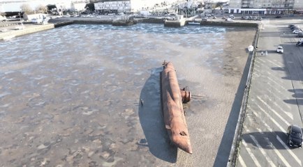 Un sous-marin allemand découvert dans le port de Saint-Nazaire !