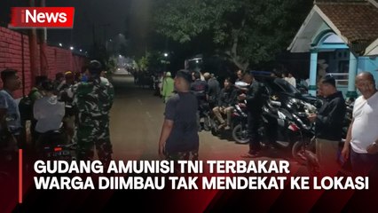 Warga Diimbau Tak Mendekat ke Gudang Amunisi Armed TNI AD yang Terbakar