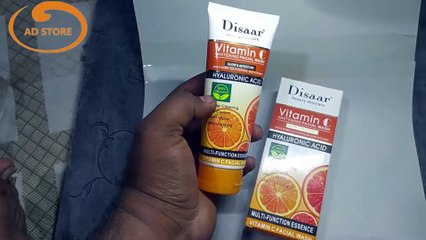 Disaar Vitamin C Whitening Facial Wash with Hyaluronic Acid 100ml Large pack #ADSTORE