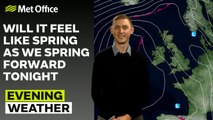 Met Office Evening Weather Forecast 30/03/24 – Sunshine in the north wet to the south