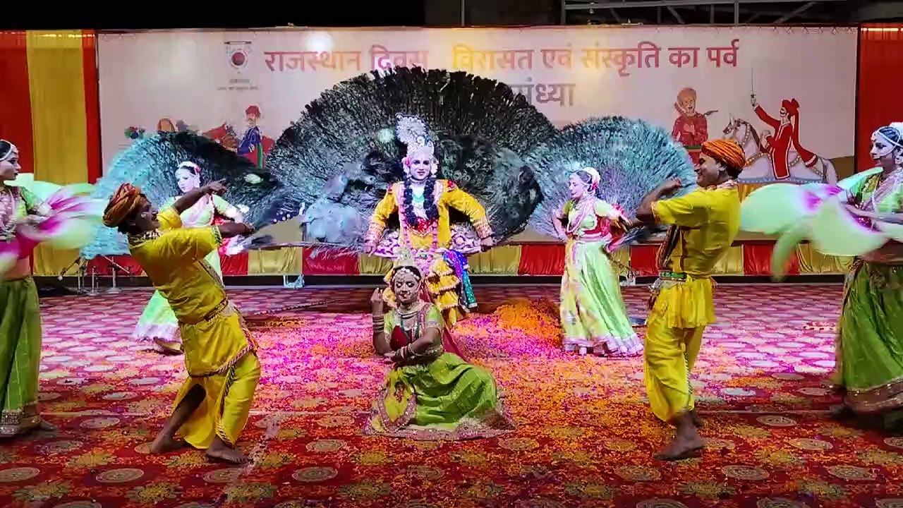 Rajasthan foundation Day: मरुधरा की लोक संस्कृति के रंगों पर थिरक उठे पैर