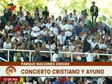 Comunidad evangélica renovaron su fe en concierto cristiano y ayuno en Caracas