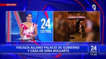 Dina Boluarte: luego de cuatro horas culmina allanamiento a Palacio de Gobierno por 'Caso Rolex'