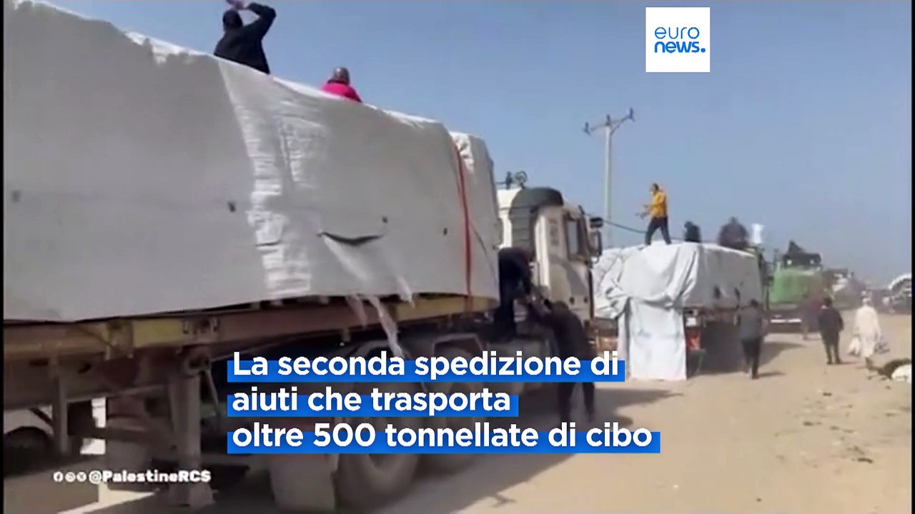 Gaza: salpa da Cipro il secondo carico di aiuti per i palestinesi