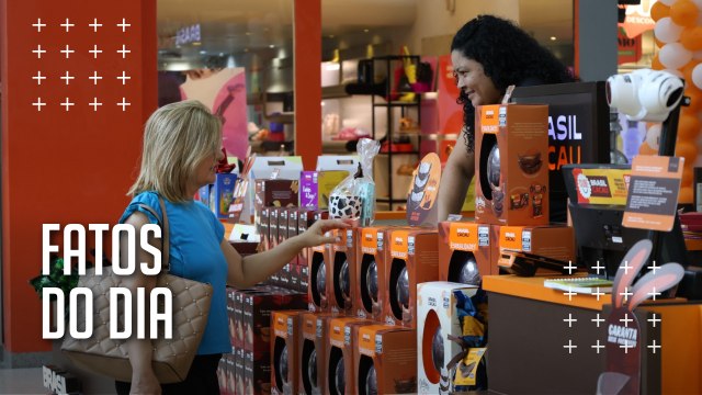 Na véspera da Páscoa, busca por ovos é intensa nos shopping centers de Belém