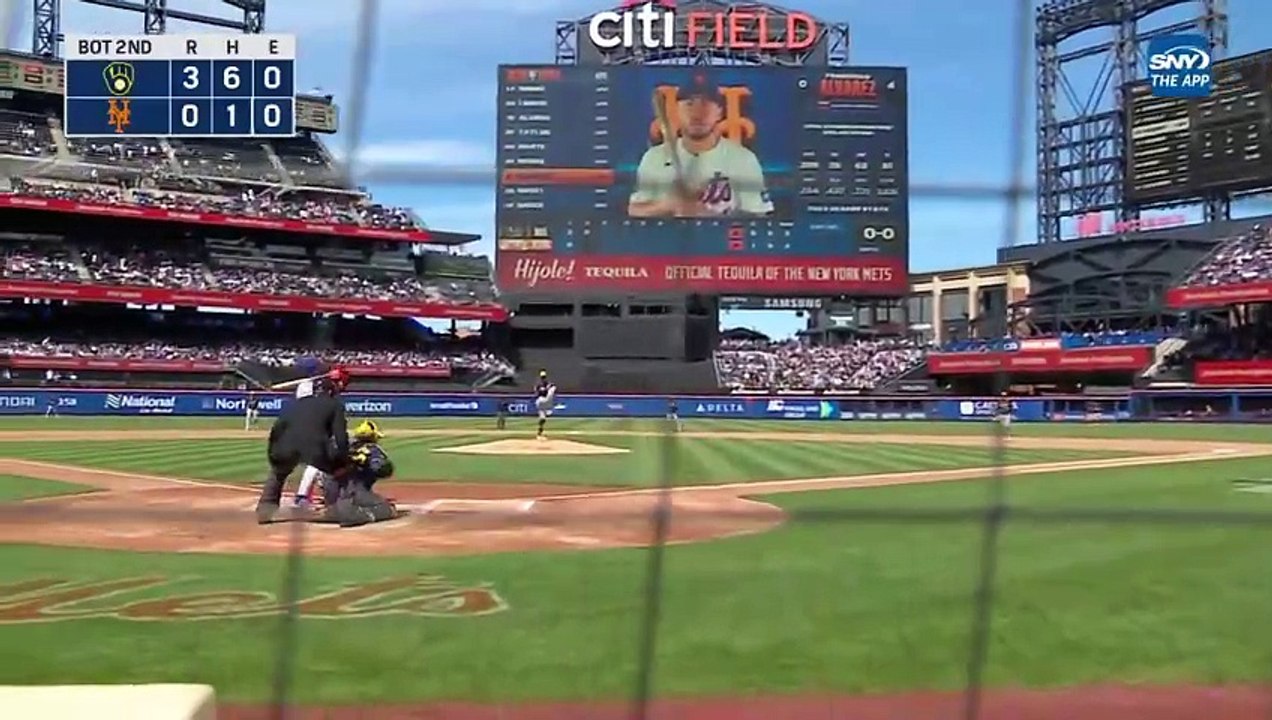 ¡Francisco Álvarez conectó su primer jonrón de la temporada!