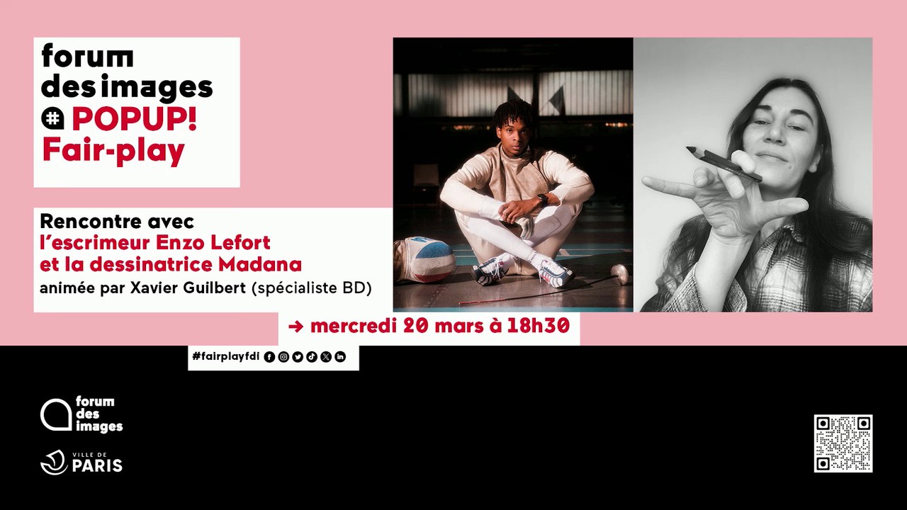 Rencontre avec l’escrimeur Enzo Lefort et la dessinatrice Madana