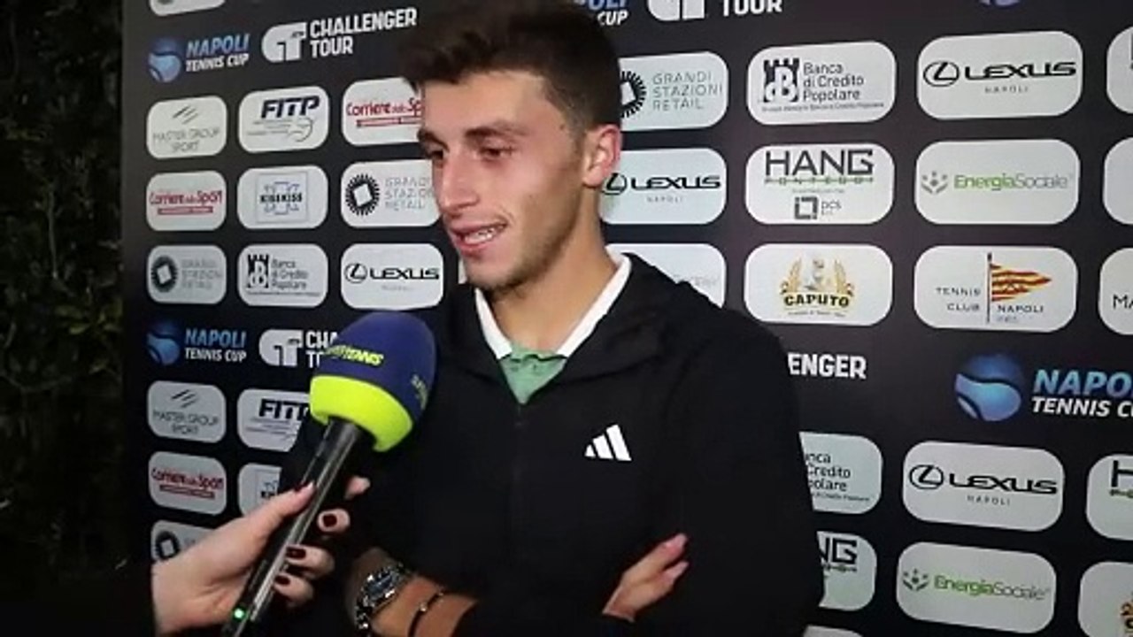 Intervista a Luca Nardi dopo l'approdo in finale nel torneo challenger di Napoli (30 Marzo 2024)