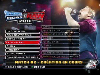 WWE SmackDown vs. Raw 2011 online multiplayer - ps2