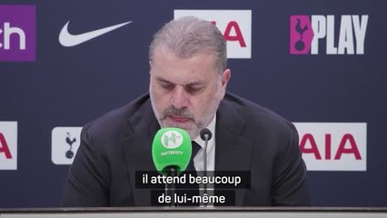 Tottenham - Postecoglou : "Son ne se repose jamais sur ses lauriers"