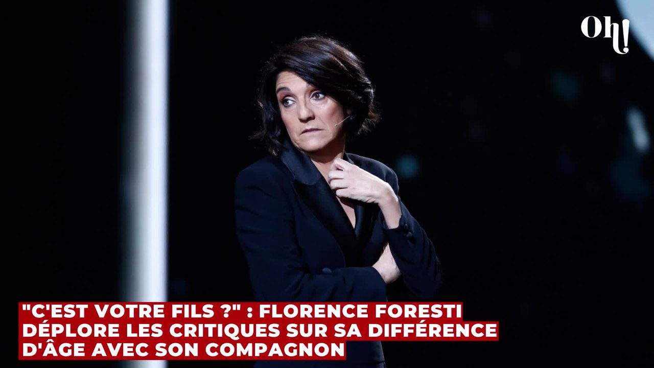 "C'est votre fils ?" : Florence Foresti évoque les critiques sur sa différence d'âge avec son compagnon