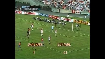 Denmark v Spain European Championships Semi Final 24-06-1984
