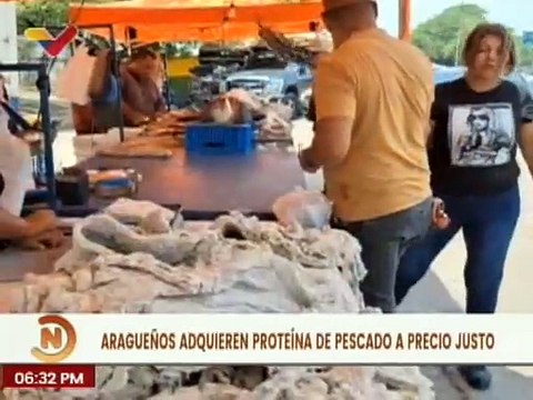 Autoridades Nacionales supervisan normativas de expendio de pescado en el estado Aragua