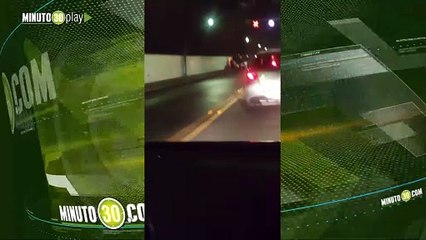 Incidente de tránsito provoca cierre en el Túnel de Oriente, tomar vías alternas