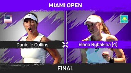Collins stuns Rybakina to win Miami Open