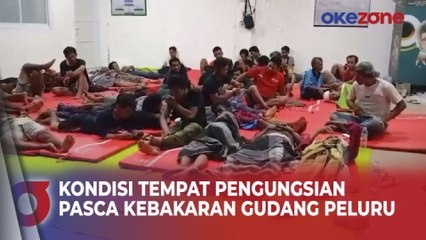 Kondisi Terkini Lokasi Pengungsian Warga Terdampak Ledakan Gudang Peluru TNI di Ciangsana