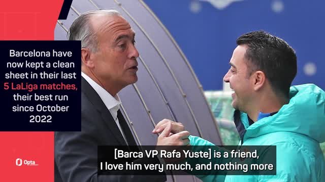 Xavi responds to Barca VP Rafa Yuste wanting him to stay on