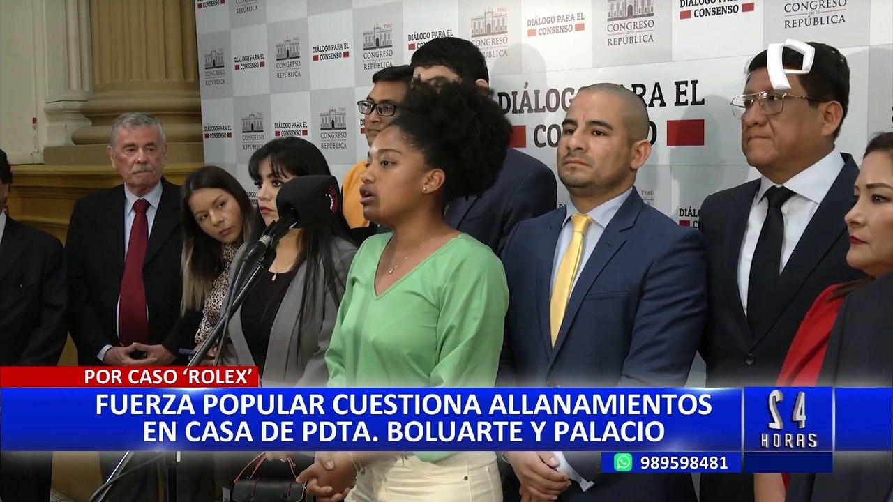 Congresistas se pronuncian sobre allanamiento a Palacio de Gobierno y casa de presidenta Boluarte