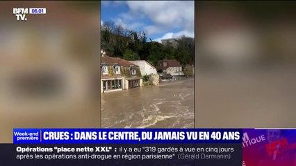 Video herunterladen: De fortes pluies font déborder les cours d'eau en Indre-et-Loire et dans la Vienne