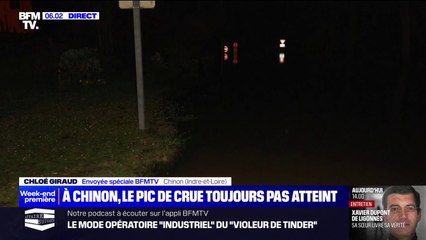 À Chinon, le pic de crue de la Vienne n'est pas encore atteint