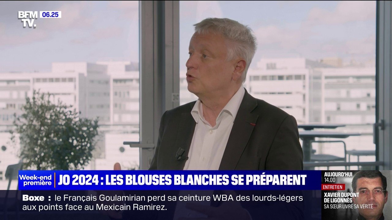 "Notre plus grand défi, c'est d'assurer la sécurité sanitaire de ces Jeux olympiques": Frédéric Adnet, chef de service du Samu de Paris