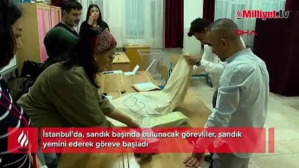 Sandık yemini ederek göreve başladılar