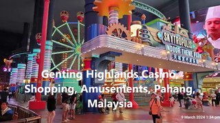 Genting Highlands Casino, Shopping, Amusements, Pahang, Malaysia