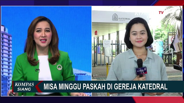 Seperti Ini Suasana Misa Paskah di Gereja Katedral Jakarta
