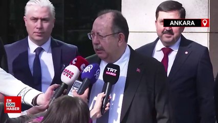 YSK Başkanı Ahmet Yener, açıklamalarda bulundu