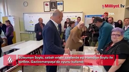 Süleyman Soylu Gaziosmanpaşa'da oyunu kullandı