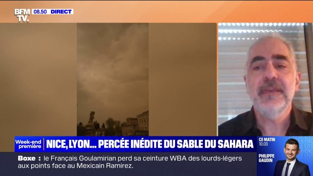 Sable du Sahara: Les conséquences pour la santé humaine sont essentiellement des conséquences d'irritation de l'arbre respiratoire selon Bruno Mégarbane, chef du service de réanimation à l'hôpital Lariboisière
