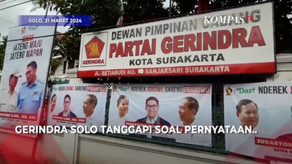 Gerindra Solo Tanggapi Pernyataan Hasto Sebut PDIP Khilaf Calonkan Gibran