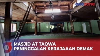 Menengok Masjid Peninggalan Kerajaan Demak yang Miliki Tangga di Tengah Ruangan
