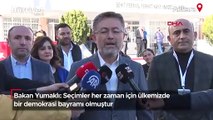 Bakan Yumaklı: Seçimler her zaman için ülkemizde bir demokrasi bayramı olmuştur