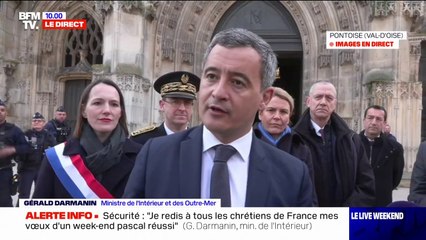 Crues: Gérald Darmanin annonce "une personne disparue"