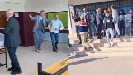 'Toplu oy kullanımı' gerginliği; 3 kişi darbedildi