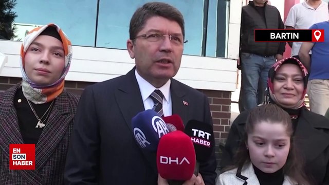 Adalet Bakanı Tunç, oyunu Bartın'da kullandı
