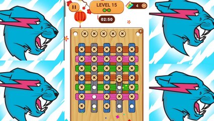 Wood nuts and bolts puzzle level 15