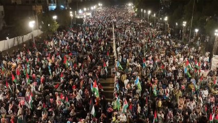 مظاهرات بالعاصمة الباكستانية تضامنا مع غزة