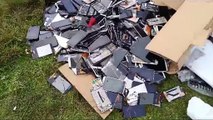 La Guardia Civil localiza al presunto autor de un vertido de residuos electrónicos de grandes dimensiones en Navarra