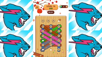 Wood nuts and bolts puzzle level 16