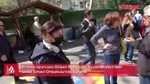 Oyuncu Gülşen Bubikoğlu oyunu kullandı