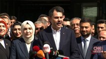 Murat Kurum, İstanbul'da oy kullandı!