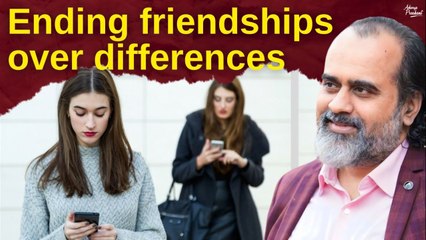 How to end friendships over differences? || Acharya Prashant (2024)