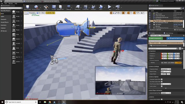 UE4 Stealth TakeDowns Part-3(Using CameraAnim and CameraShake) Android Code Swag For You#Android Code Swag #UE4