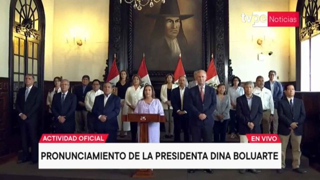 VÍDEO | Dina Boluarte se pronuncia tras los registros en su domicilio y denuncia el allanamiento discriminatorio e inconstitucional
