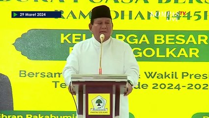Prabowo: Saya-Gibran Manusia Biasa, Butuh Masukan Hingga Nasihat Terus-menerus